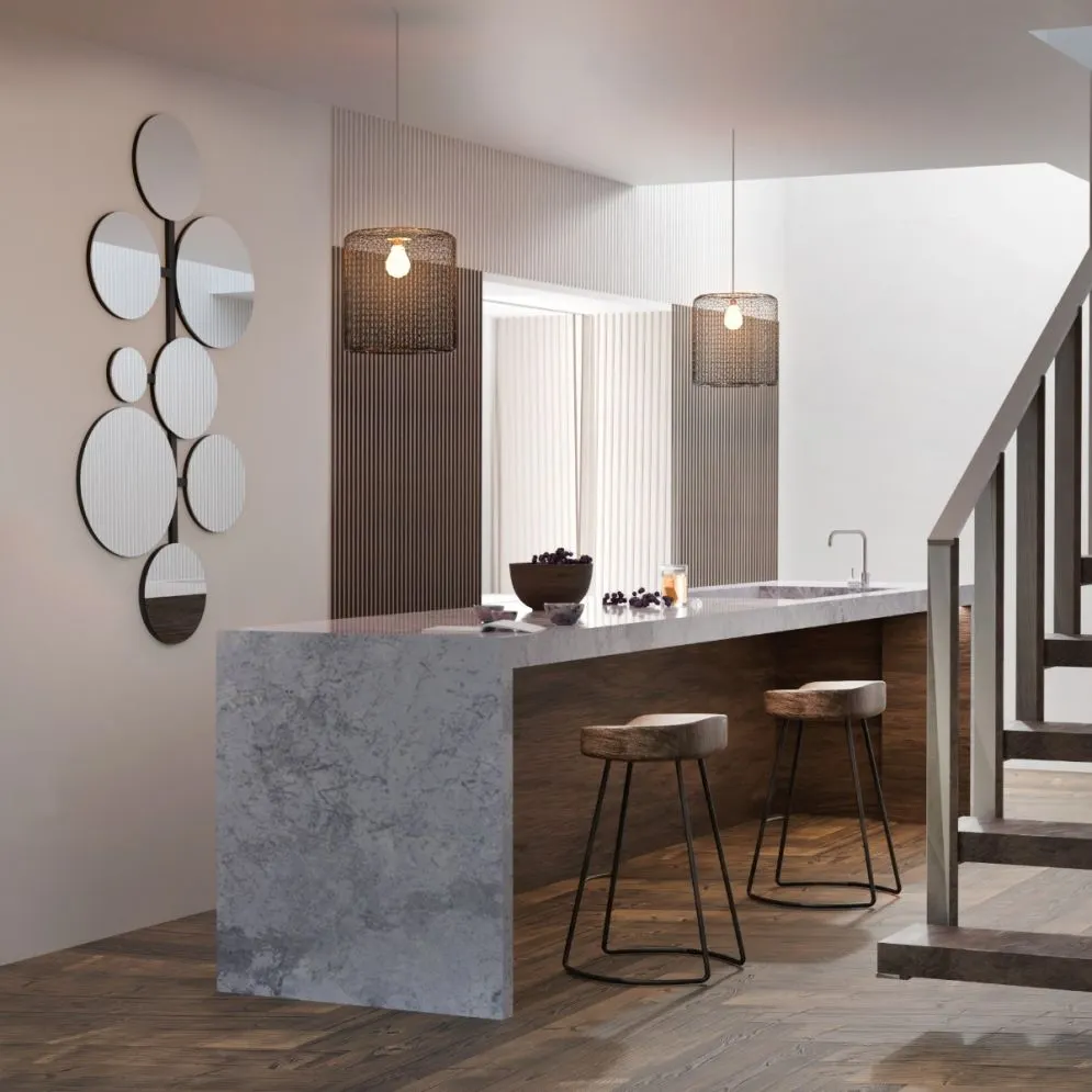 Lustro dekoracyjne COMPOSE 110x60 wiszące | MIRAT. w stylu kolekcja