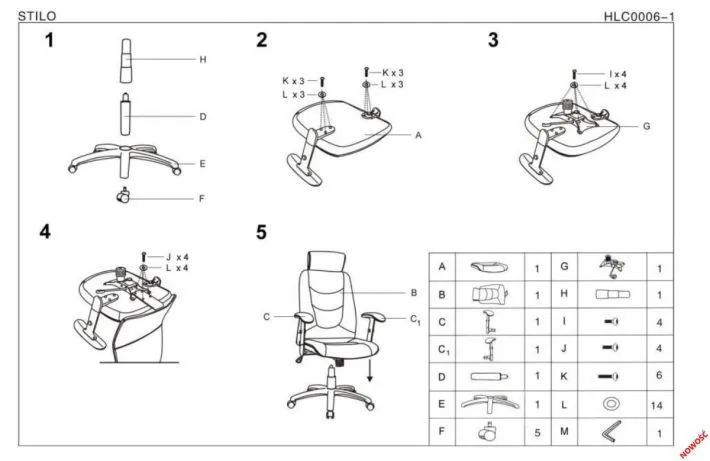 Fotel biurowy STILO 2 ciemno popielaty gabinetowy z zagłówkiem | MIRAT. w stylu  kolekcja