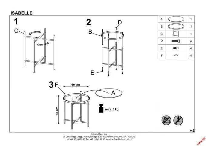 ława ISABELLE ciemny marmur w stylu glamour | MIRAT. styl GLAMOUR