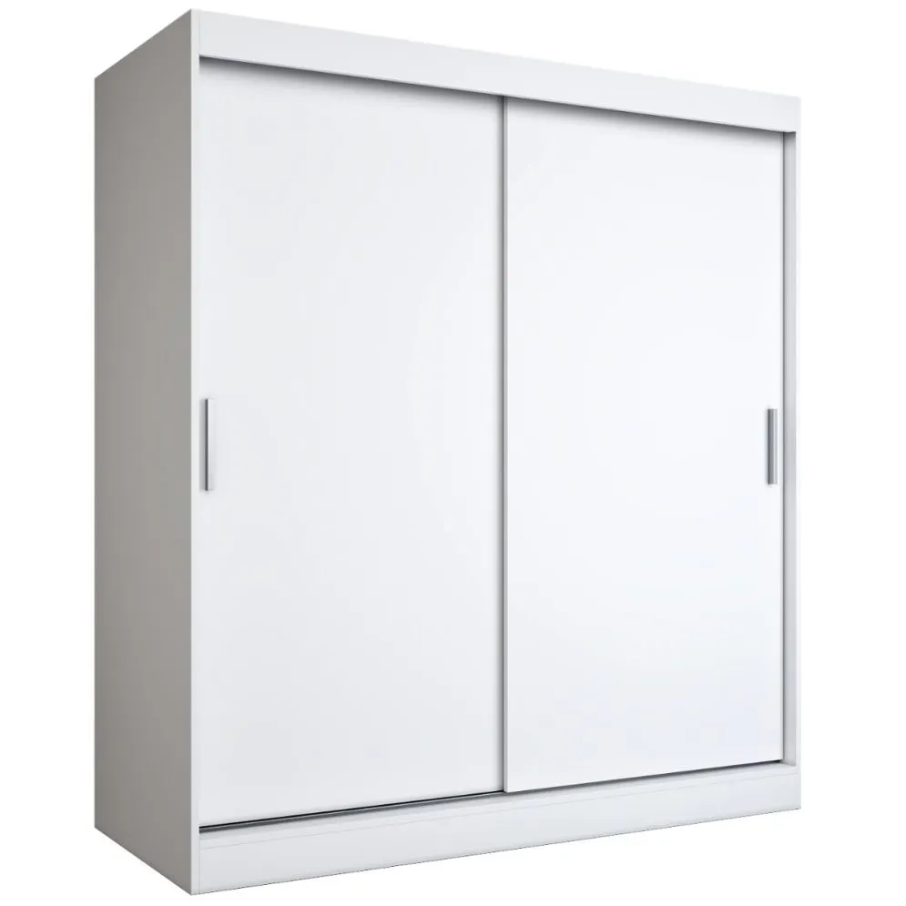 Szafa przesuwna MODUO COMFORT 180 biała mat gładka do sypialni | MIRAT. kolekcja MODUO COMFORT