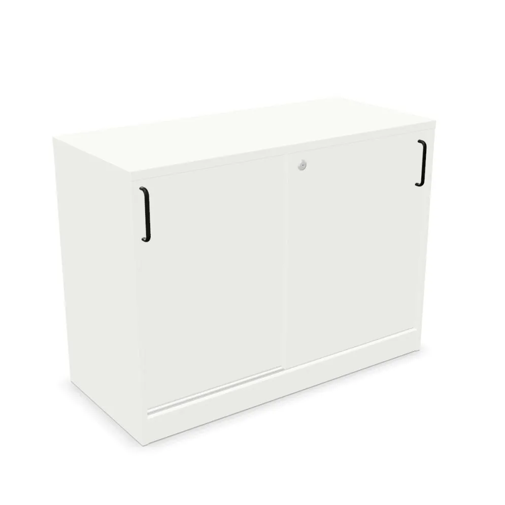Szafka biurowa przesuwna EASY SPACE CABINET S 1.5-OH 100cm biała zamykana I sklep meblowy MIRAT.