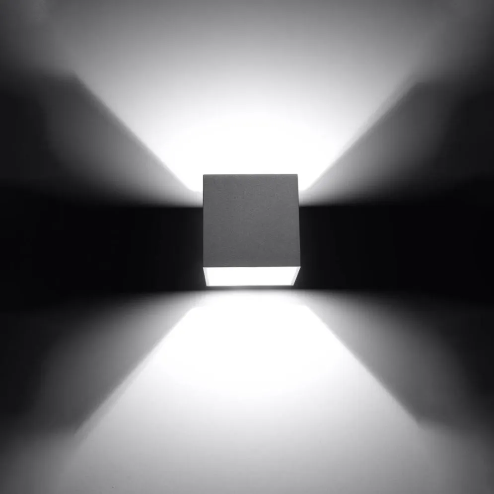 Kinkiet QUAD 1 szary | sklep MIRAT  kolekcja quad