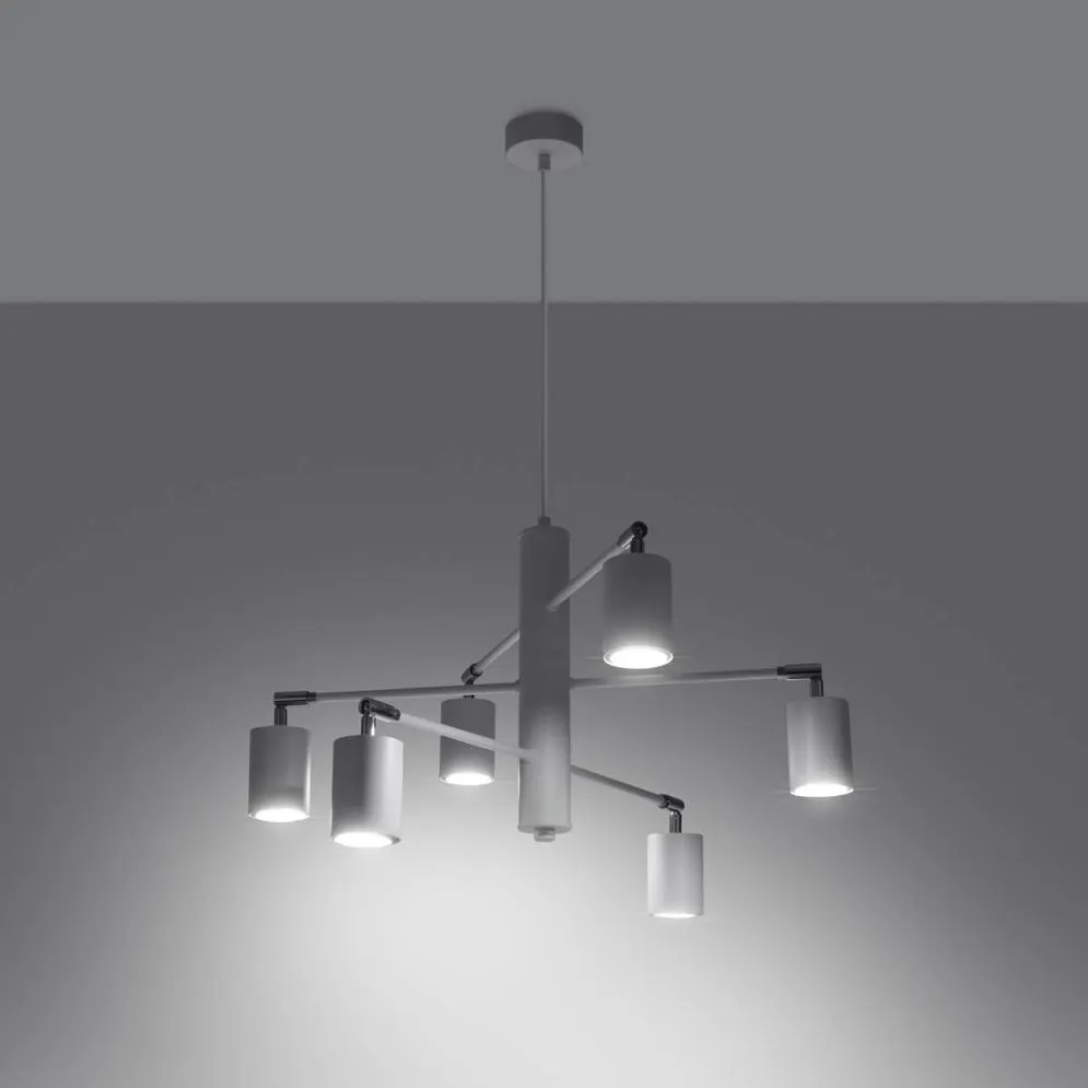 Żyrandol LEMMI 6 biały | sklep MIRAT  kolekcja lemmi