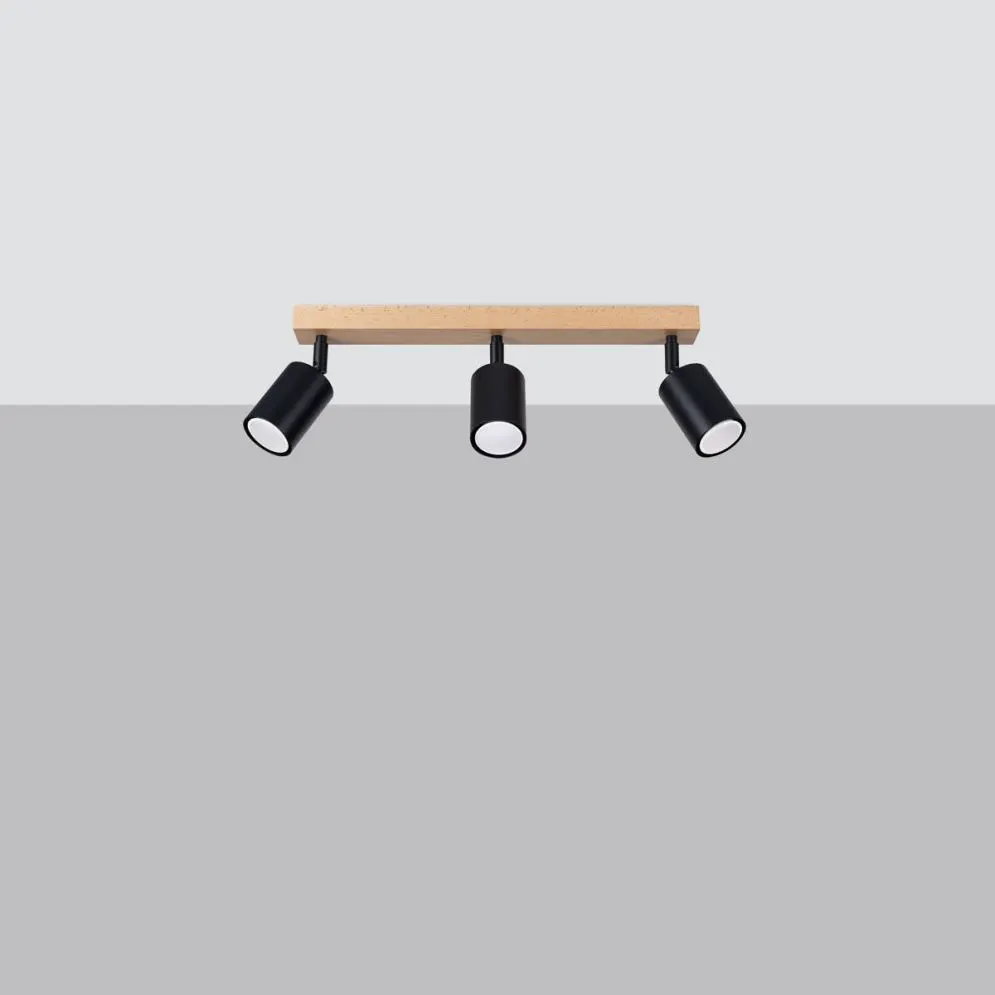 Plafon VERDO 3L czarny | sklep MIRAT  kolekcja verdo