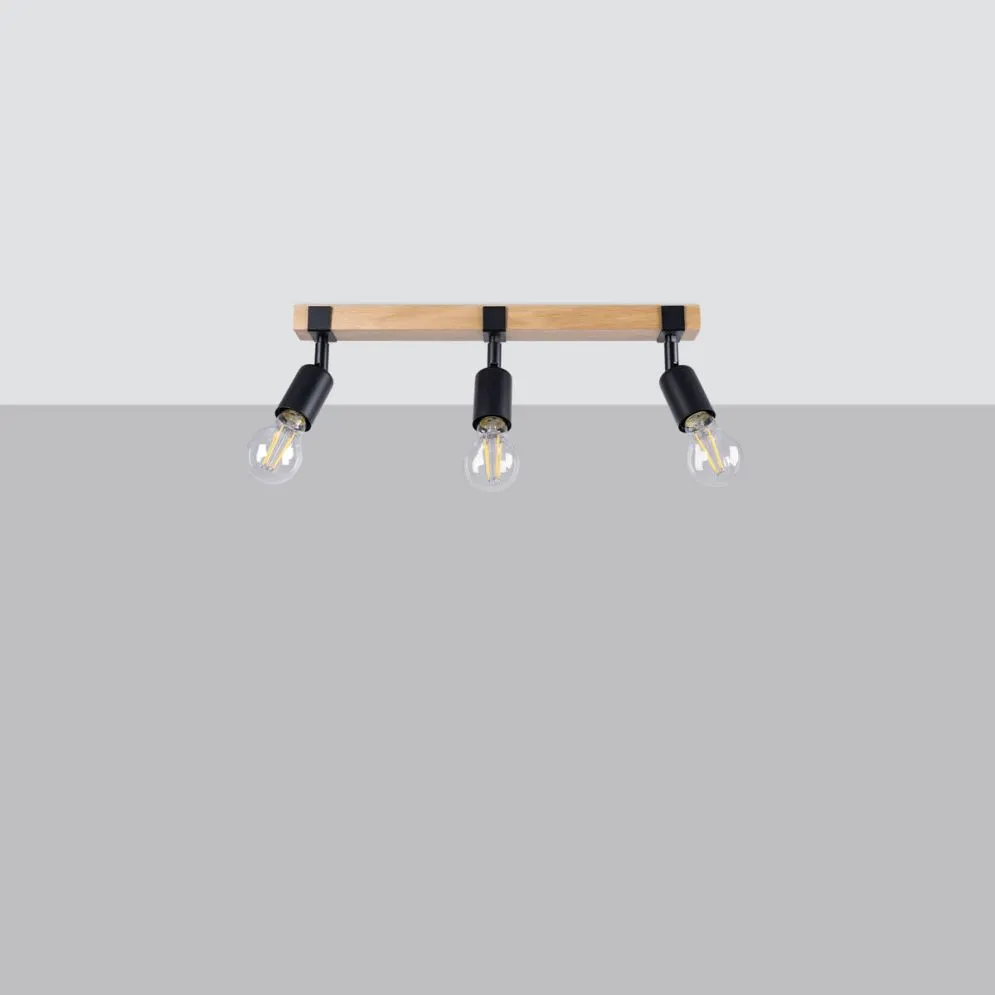 Plafon ZUCA 3 czarny | sklep MIRAT  kolekcja zuca