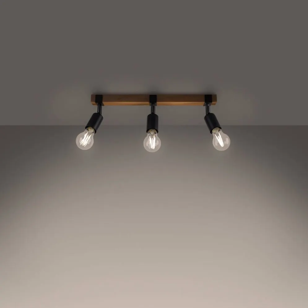 Plafon ZUCA 3 czarny | sklep MIRAT  kolekcja zuca