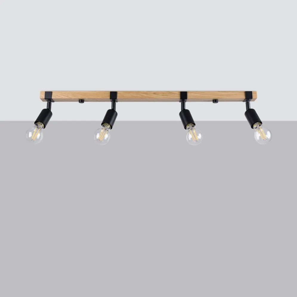 Plafon ZUCA 4 czarny | sklep MIRAT  kolekcja zuca