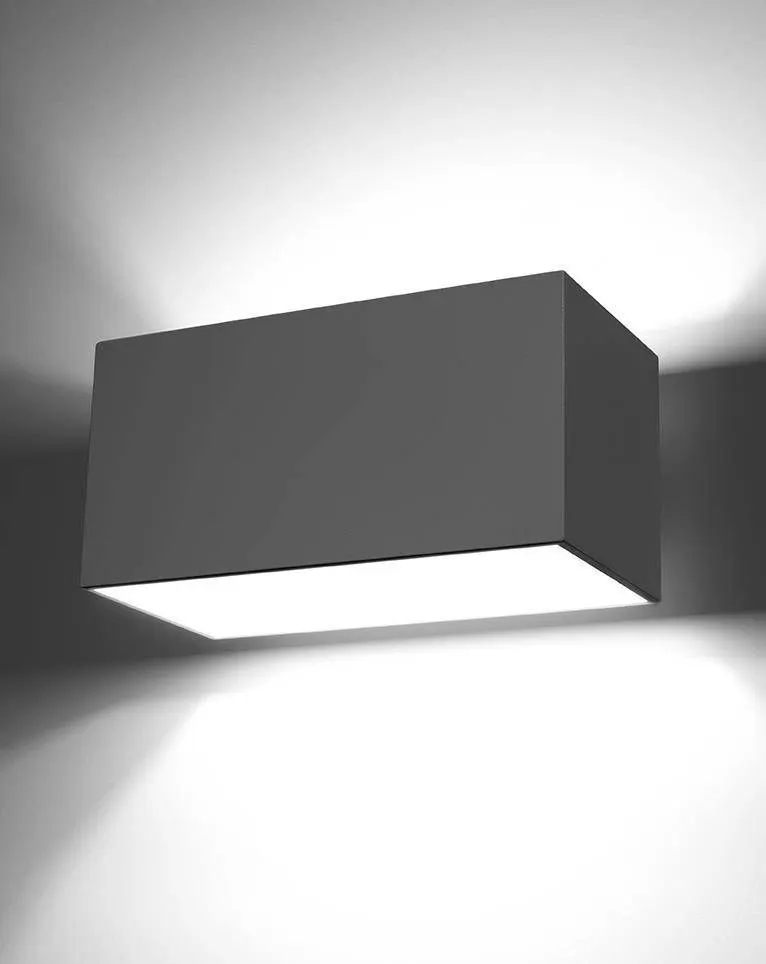 Kinkiet QUAD MAXI szary | sklep MIRAT  kolekcja quad maxi