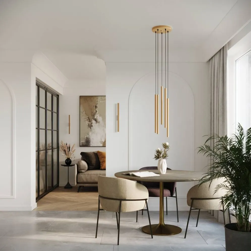 Kinkiet PASTELO 2 złoty | sklep MIRAT kolekcja pastelo