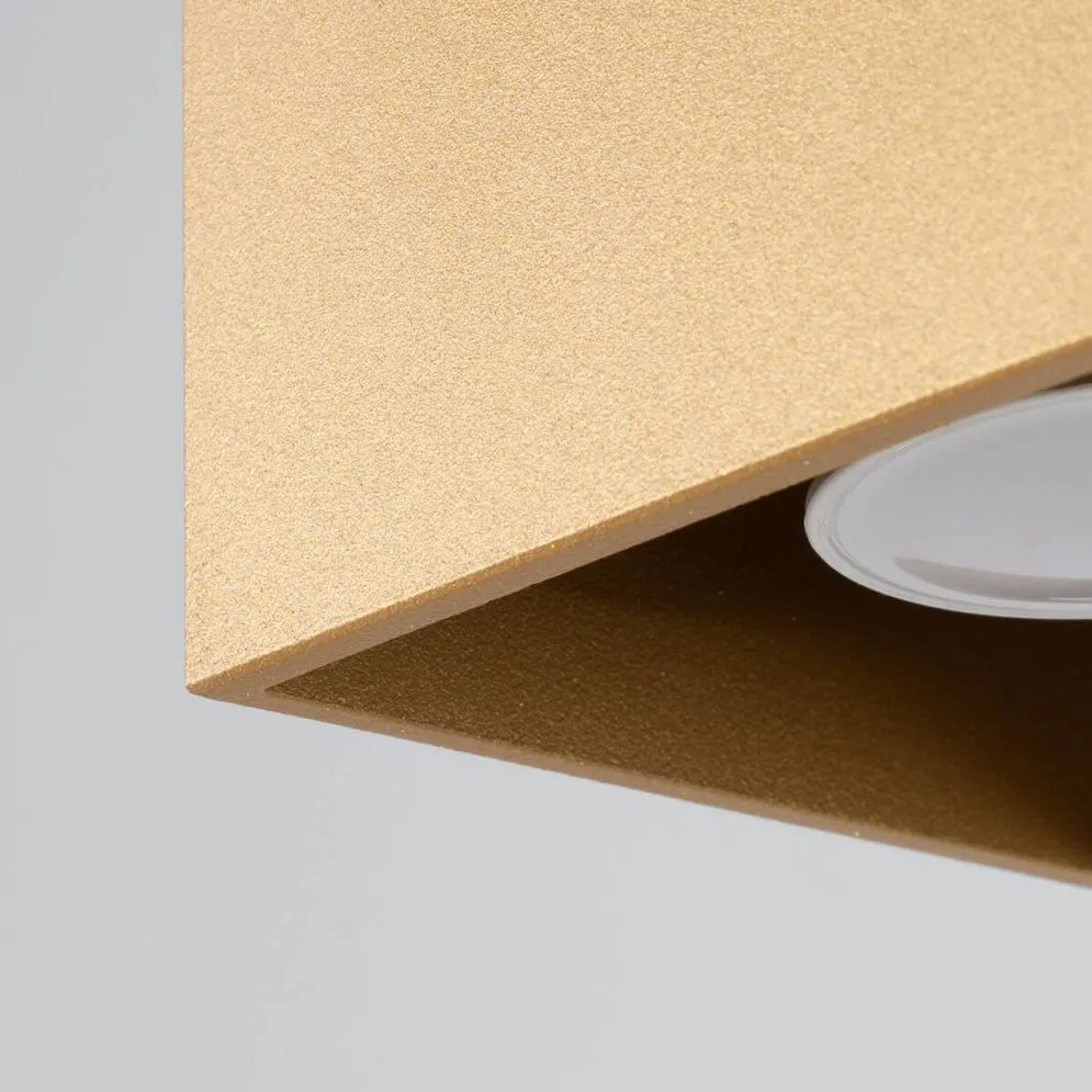 Plafon QUAD 1 złoty | sklep MIRAT  kolekcja quad