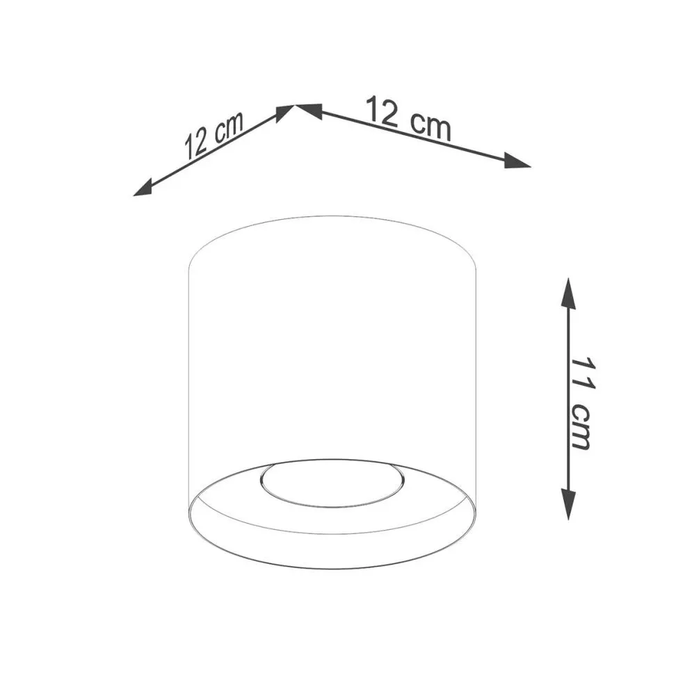 Plafon MIKA biały | sklep MIRAT  kolekcja mika