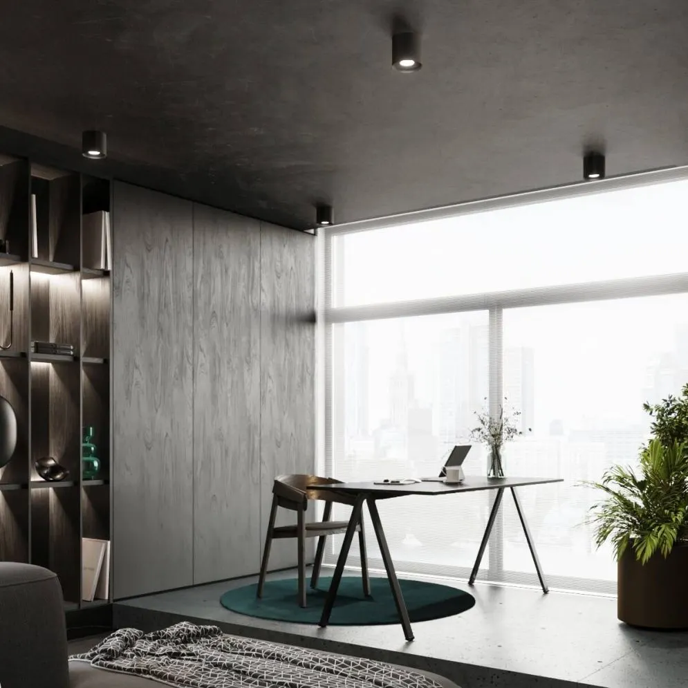 Plafon MIKA czarny | sklep MIRAT  kolekcja mika