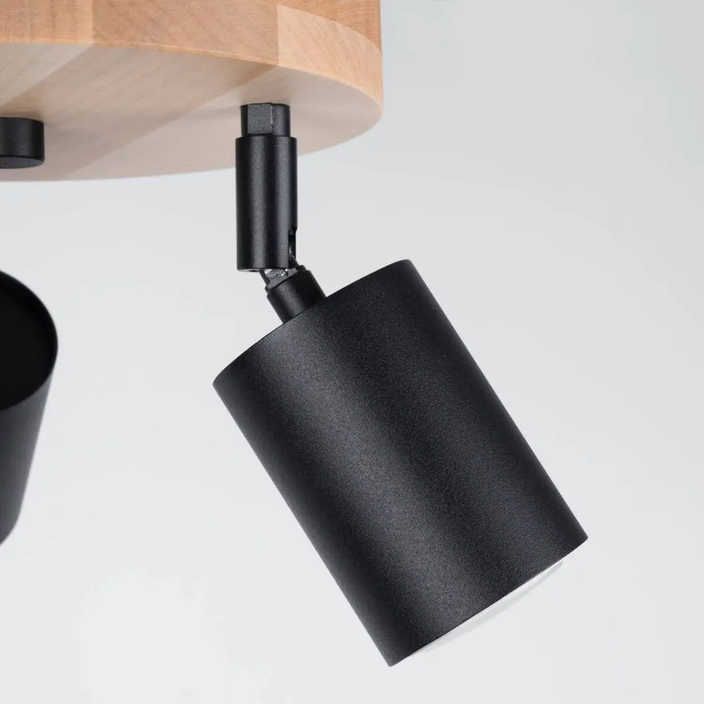 Plafon VERDO 3P czarny | sklep MIRAT  kolekcja verdo