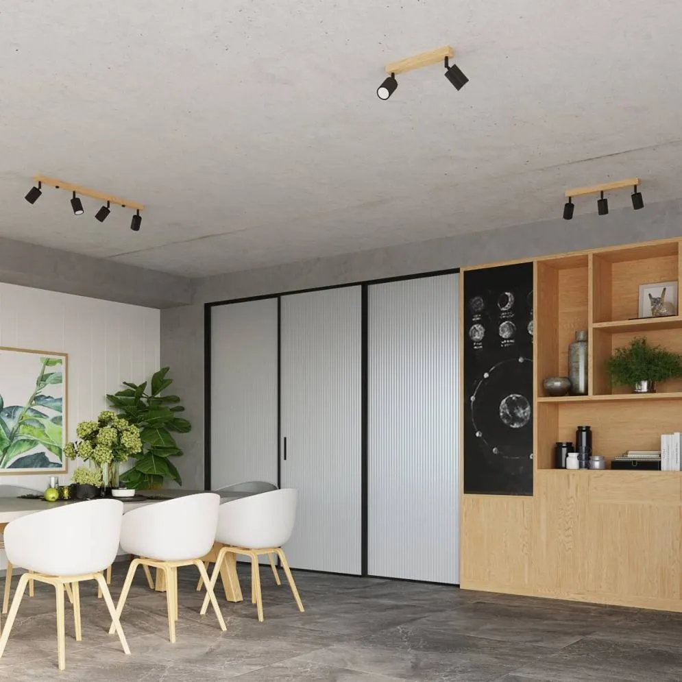 Plafon VERDO 3P czarny | sklep MIRAT  kolekcja verdo