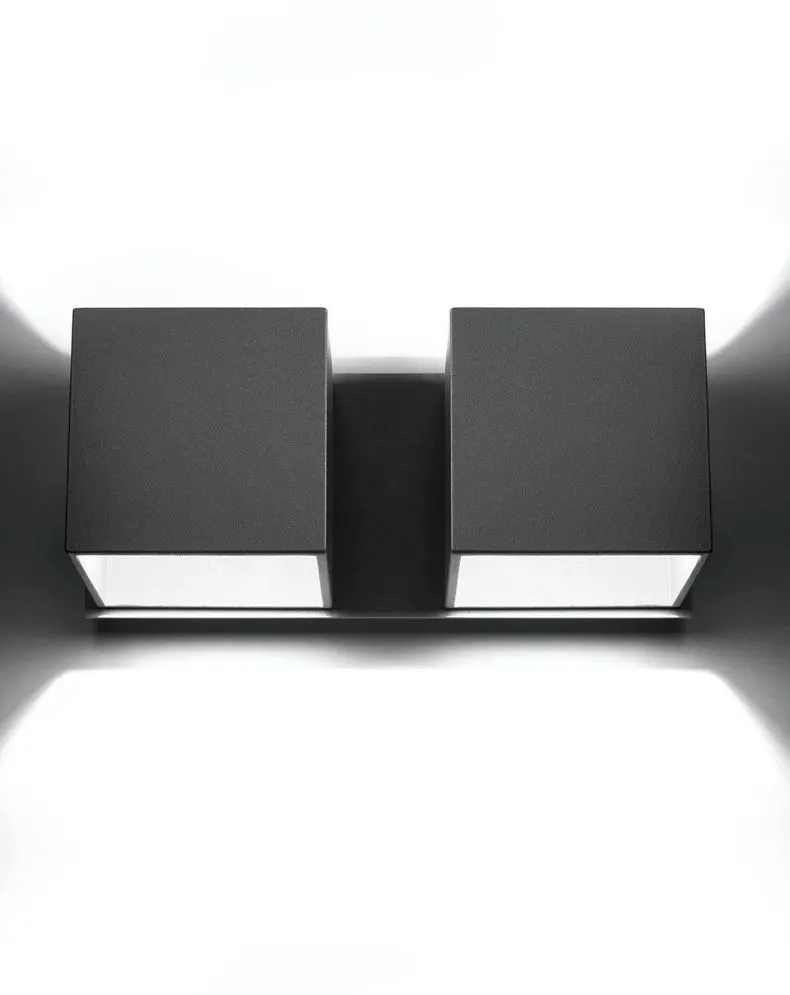 Kinkiet QUAD 2 szary | sklep MIRAT kolekcja quad