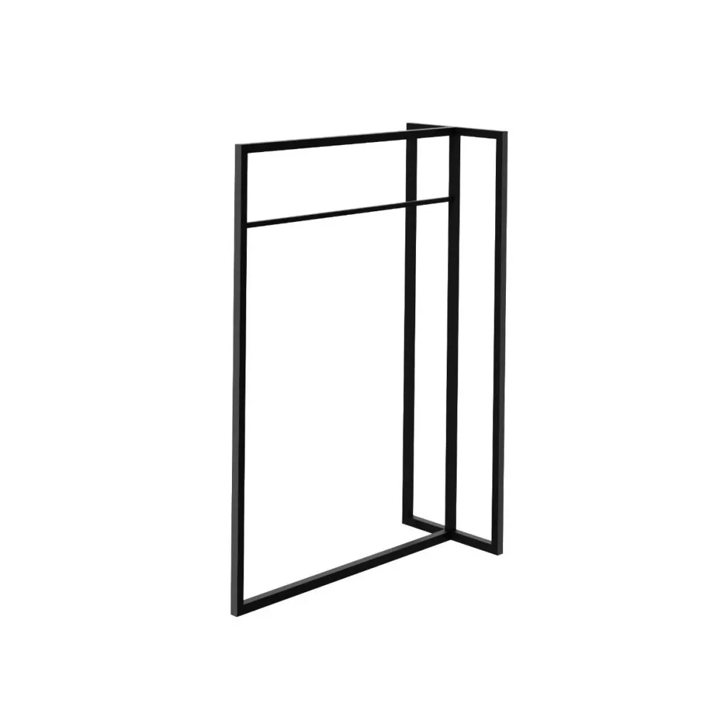 Wieszak na ręczniki STM-01 czarny do łazienki | MIRAT. styl LOFT