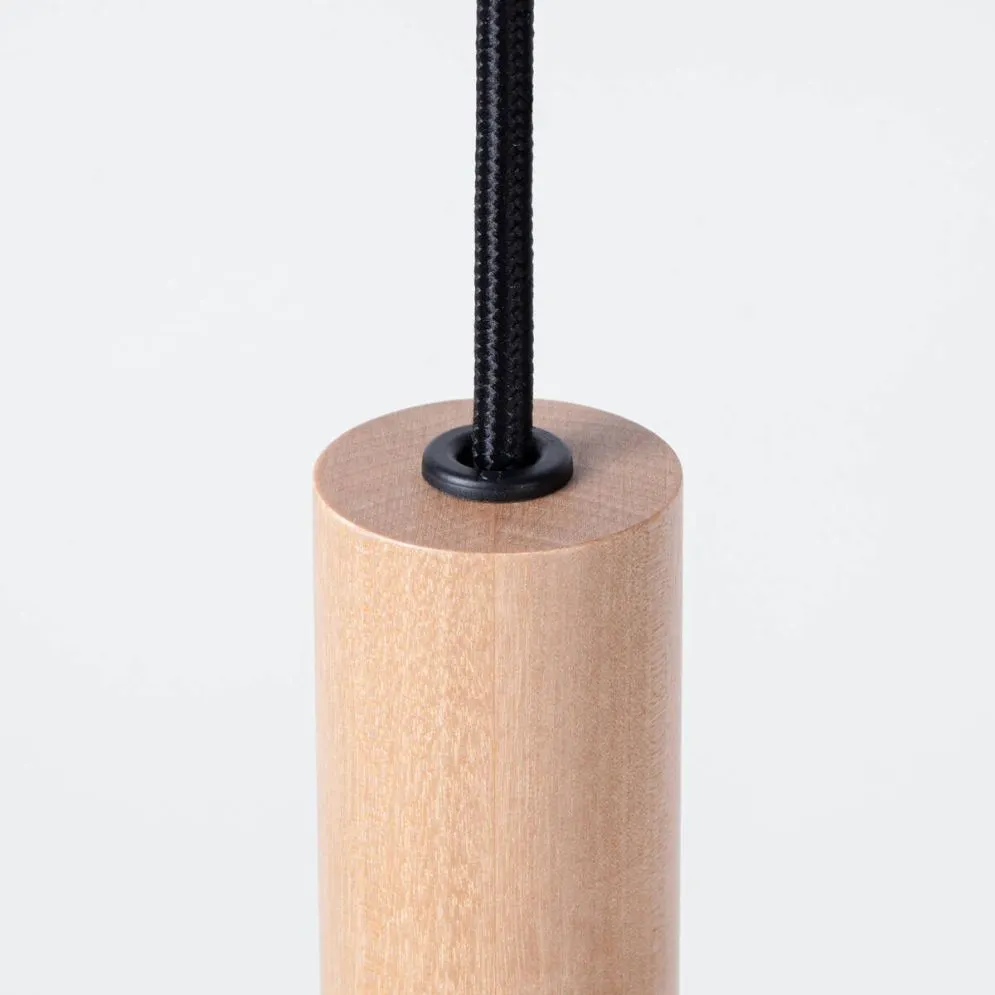 Lampa wisząca PASTELO 3L drewno | sklep MIRAT  kolekcja pastelo