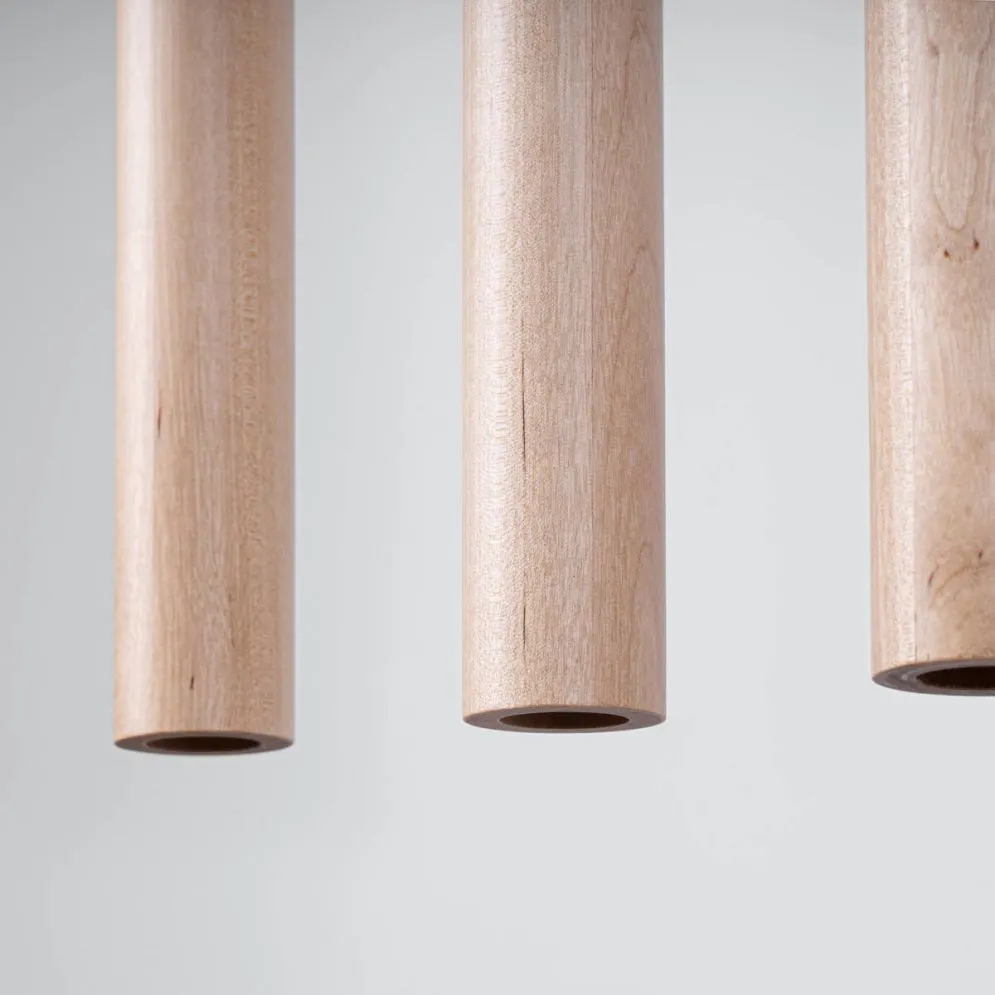 Lampa wisząca PASTELO 5L drewno | sklep MIRAT  kolekcja pastelo