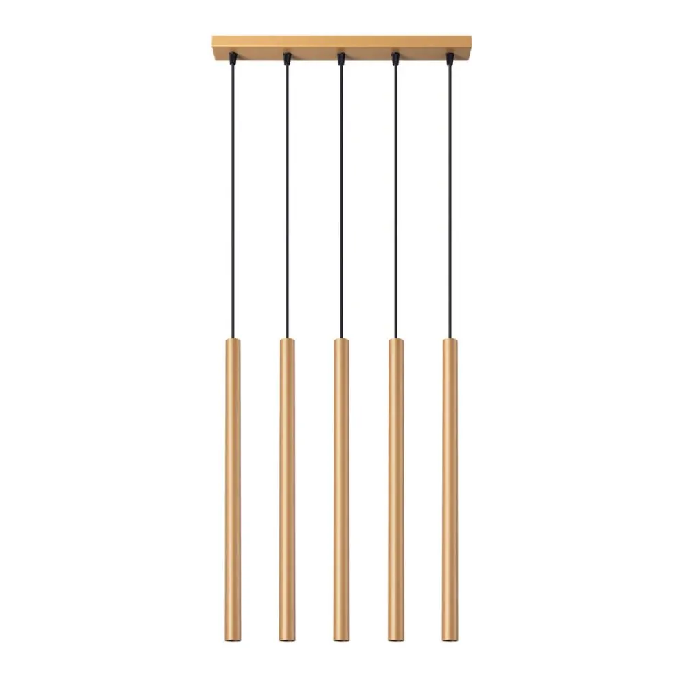 Lampa wisząca PASTELO 5L złota | sklep MIRAT  kolekcja pastelo