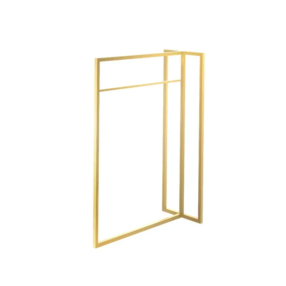 Wieszak na ręczniki STM-01 stojący złoty do łazienki | MIRAT. styl GLAMOUR