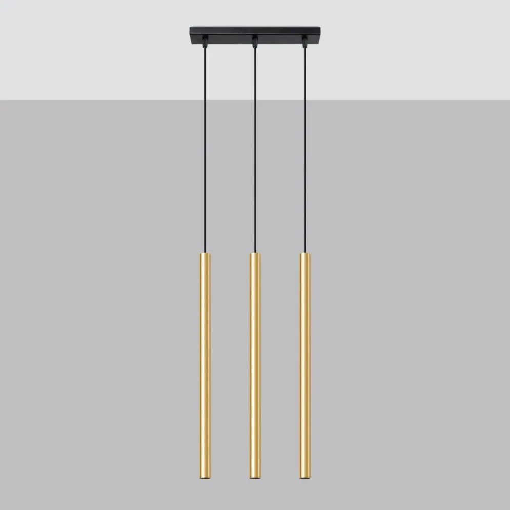 Lampa Wisząca PASTELO 3L złoty połysk | sklep MIRAT  kolekcja pastelo