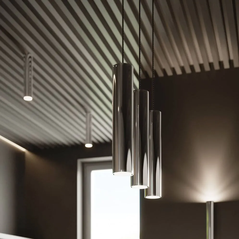 Lampa Wisząca LAGOS 1 chrom | sklep MIRAT kolekcja lagos