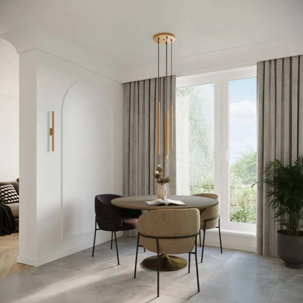 Lampa wisząca PASTELO 2 złota | sklep MIRAT  kolekcja pastelo