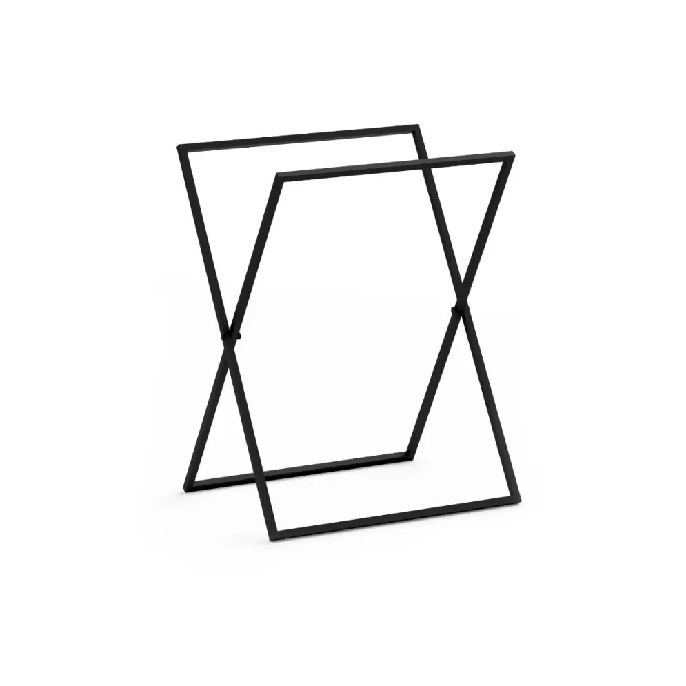 Wieszak na ręczniki XM-01 czarny metalowy do łazienki | MIRAT. styl LOFT