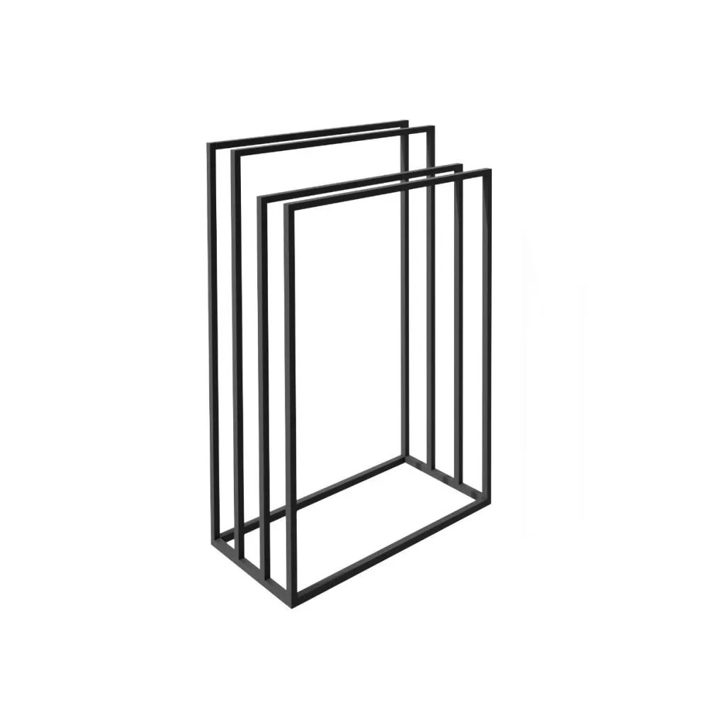 Wieszak na ręczniki GM-01 czarny metalowy do łazienki | MIRAT. styl LOFT