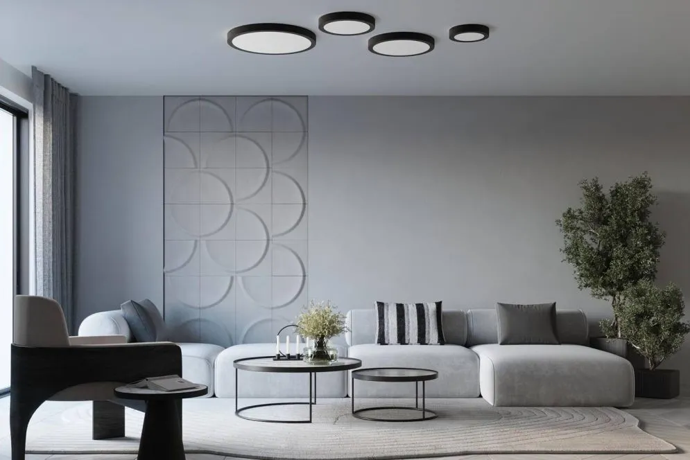 Plafon ONYX 40 biały LED 3000K | sklep MIRAT  kolekcja onyx