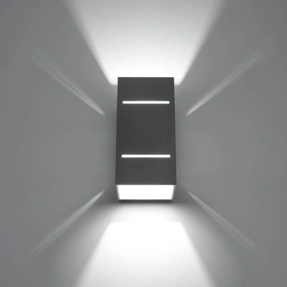 Kinkiet BLOCCO szary | sklep MIRAT  kolekcja blocco