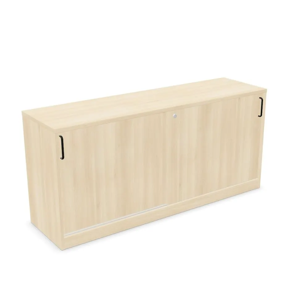 Szafka biurowa przesuwna EASY SPACE CABINET S 1.5-OH 160cm akacjowa zamykana I sklep meblowy MIRAT.