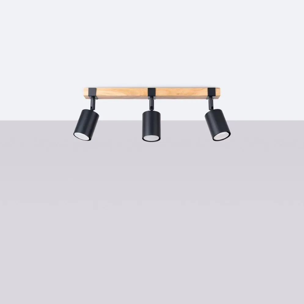 Plafon FAGER 3 czarny | sklep MIRAT  kolekcja fager