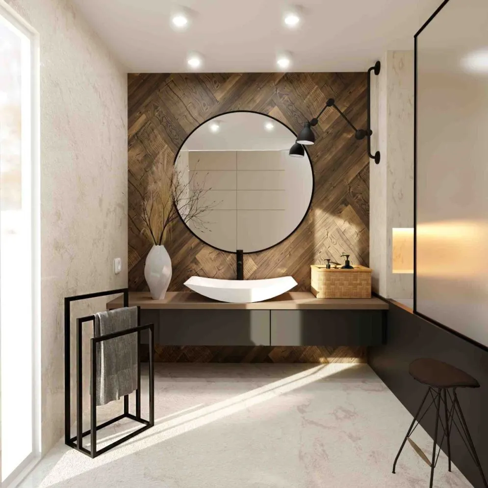 Wieszak na ręczniki RM-01 potrójny czarny do łazienki | MIRAT. styl LOFT