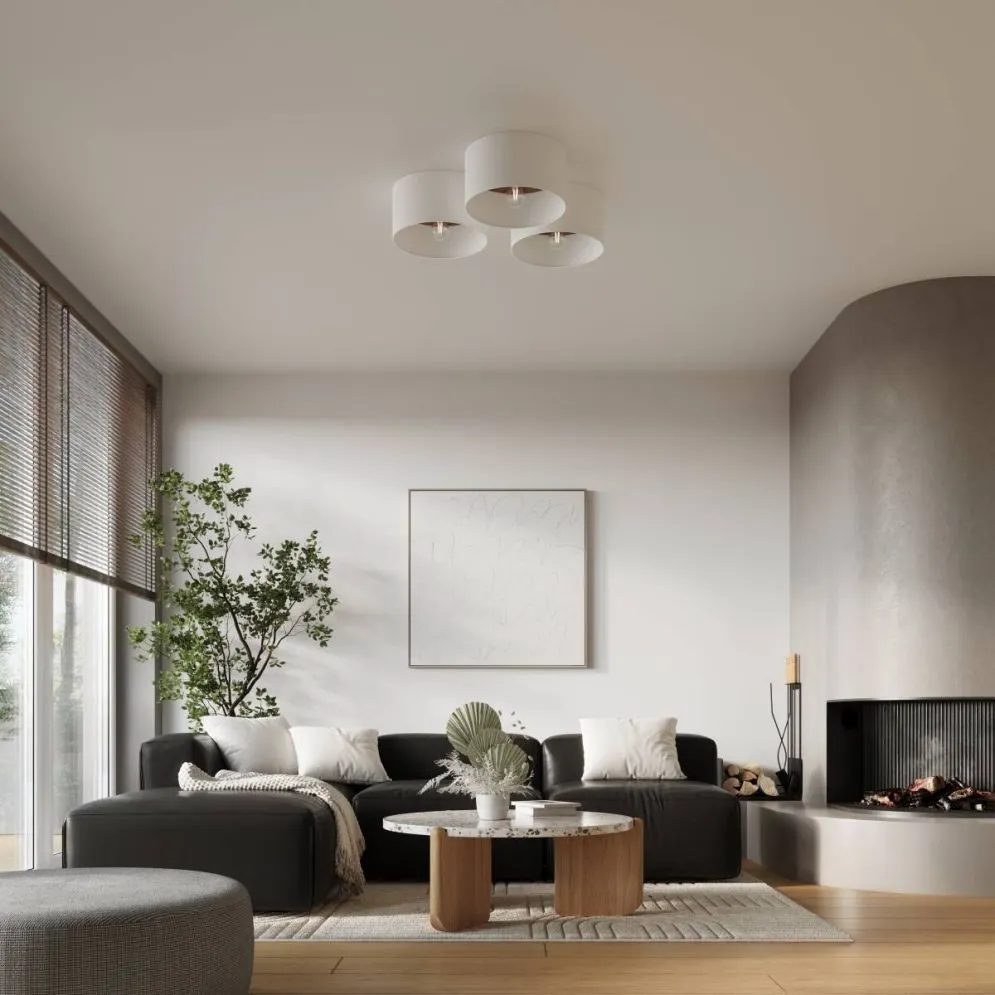 Plafon TELESTO biały/ciemny brąz | sklep MIRAT kolekcja telesto