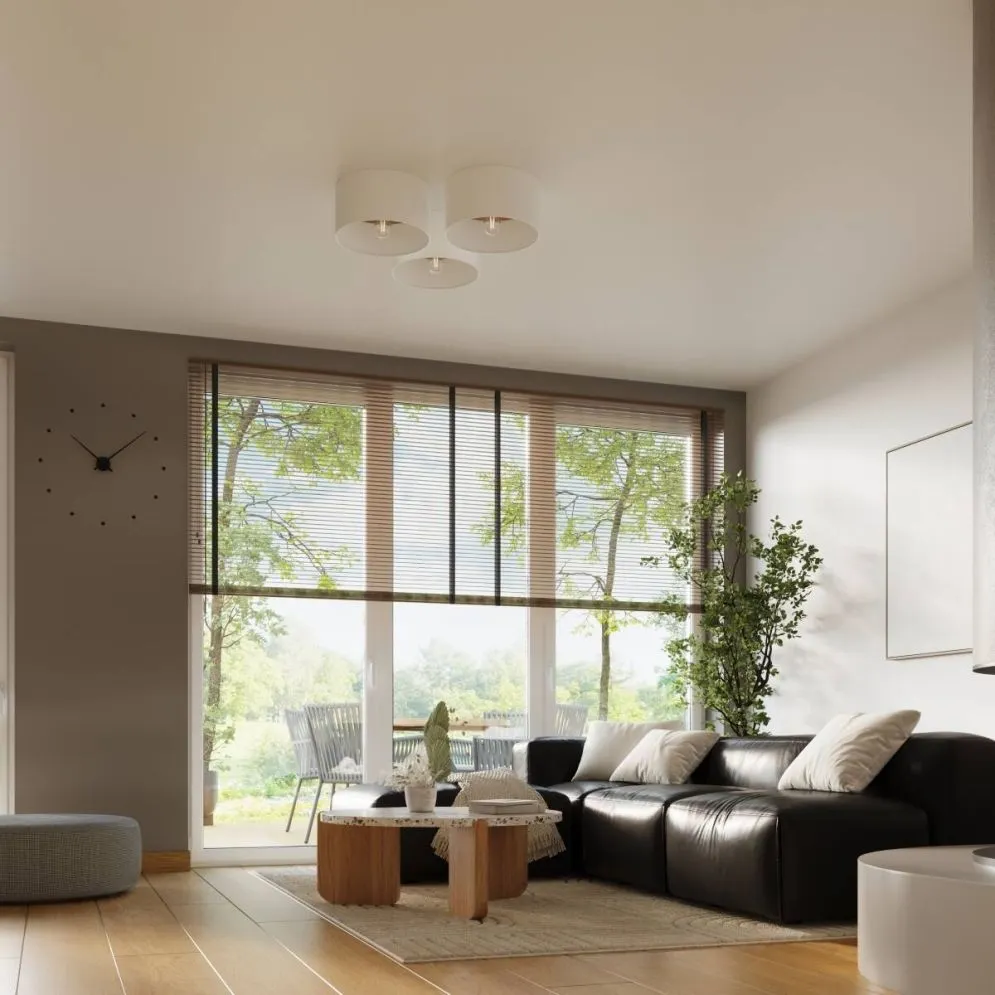 Plafon TELESTO biały/jasny brąz | sklep MIRAT  kolekcja telesto