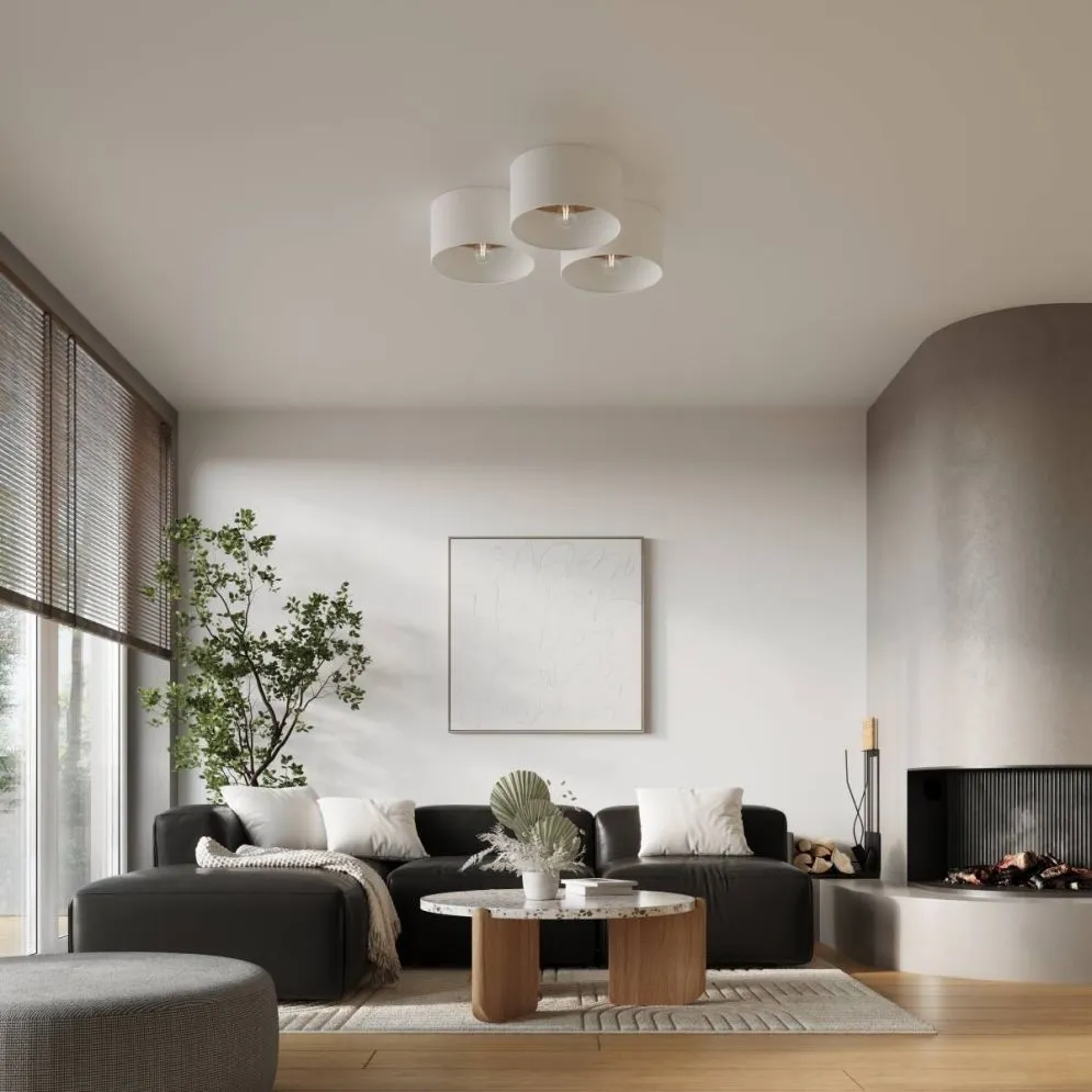 Plafon TELESTO biały/jasny brąz | sklep MIRAT  kolekcja telesto