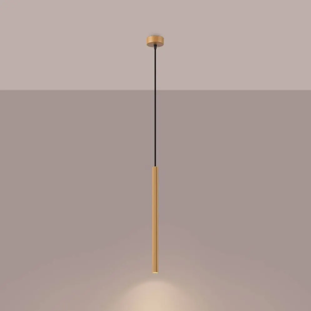 Lampa wisząca ARCHE 1 złota | sklep MIRAT  kolekcja arche