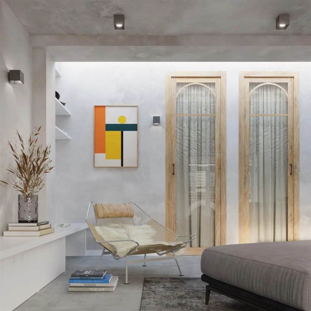 Plafon QUAD 1 antracyt | sklep MIRAT  kolekcja quad