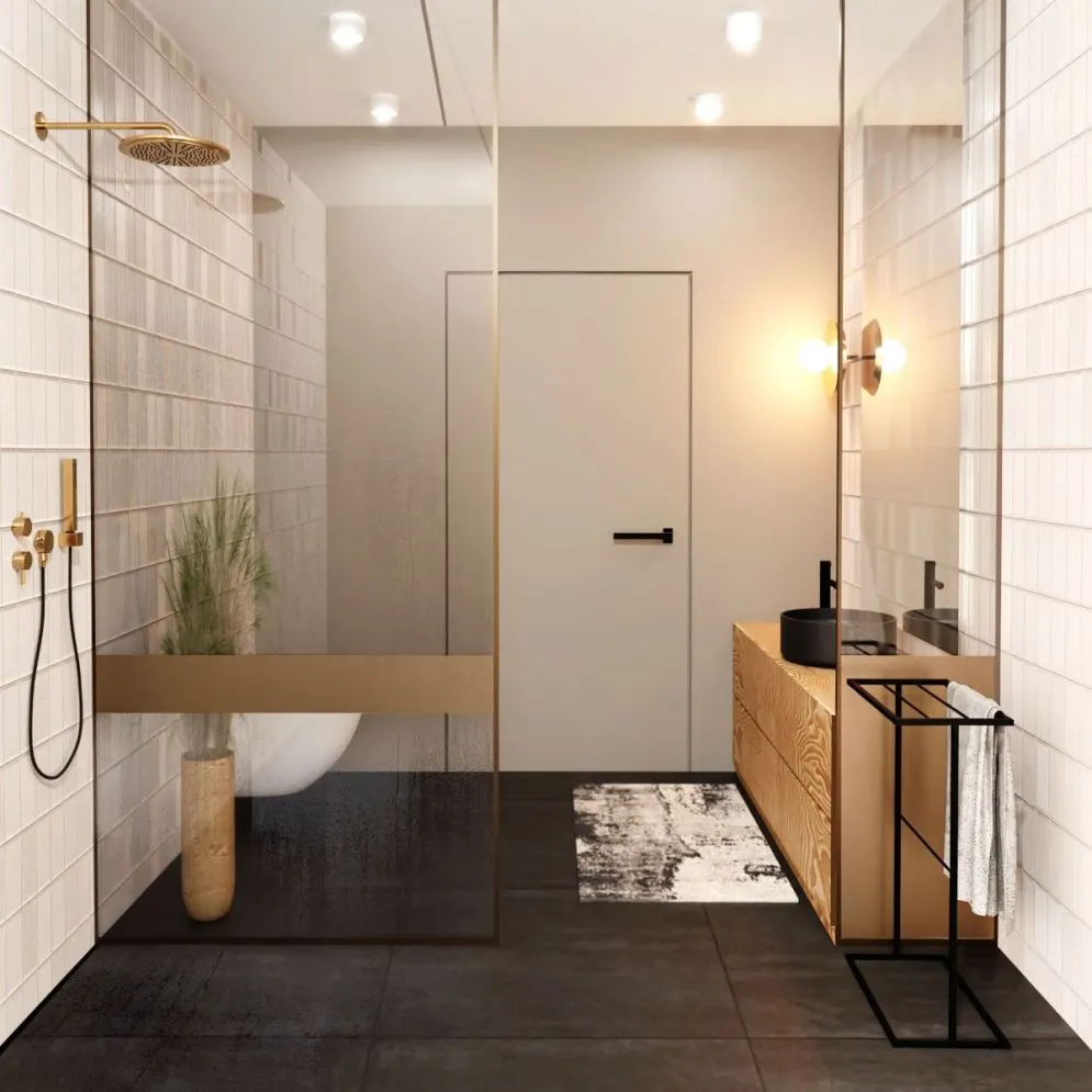 Wieszak na ręczniki NM-01 łazienkowy stojący | MIRAT. styl LOFT