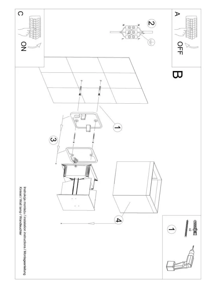 Kinkiet LUCA biały LED IP54 | sklep MIRAT  kolekcja luca
