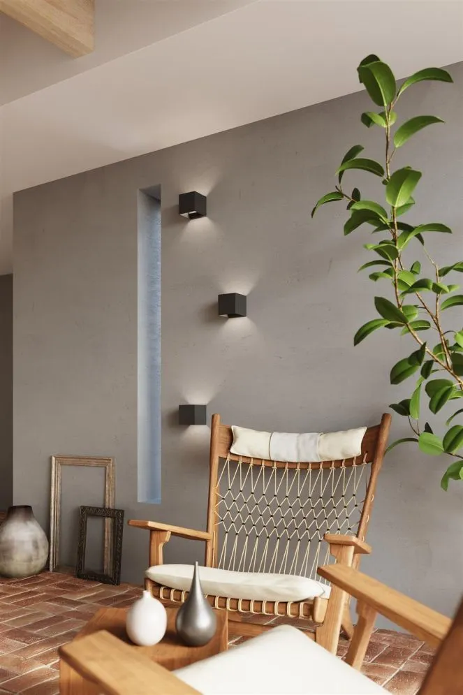 Kinkiet LUCA czarny LED IP54 | sklep MIRAT  kolekcja luca