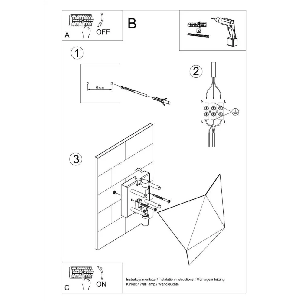 Kinkiet SOLIDO biały | sklep MIRAT  kolekcja solido