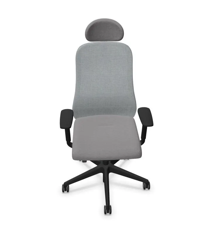 Fotel biurowy SOULY ERA MT60123/CSE13 szary z zagłówkiem I sklep meblowy MIRAT.