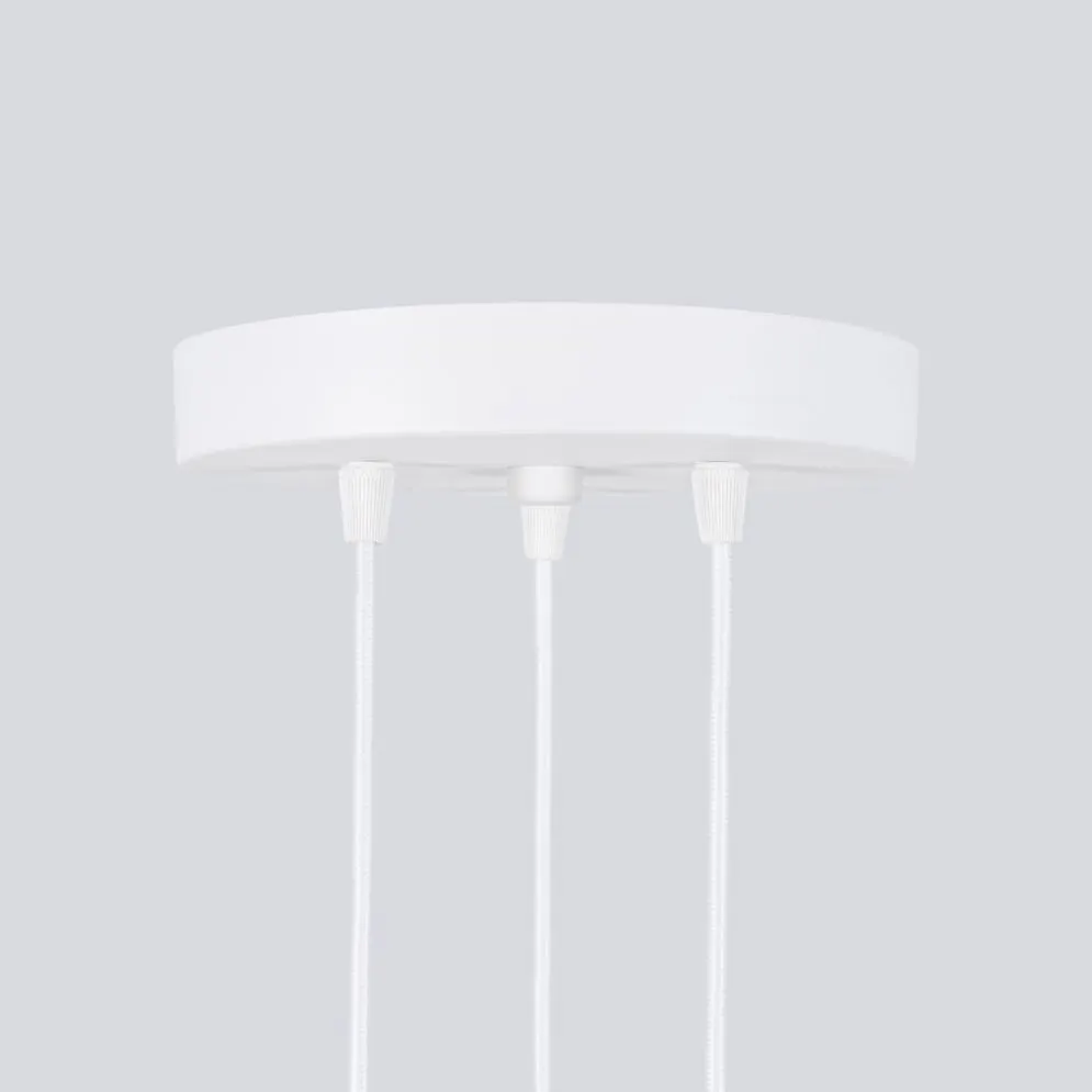 Lampa wisząca KARBON 3P biały | sklep MIRAT kolekcja karbon