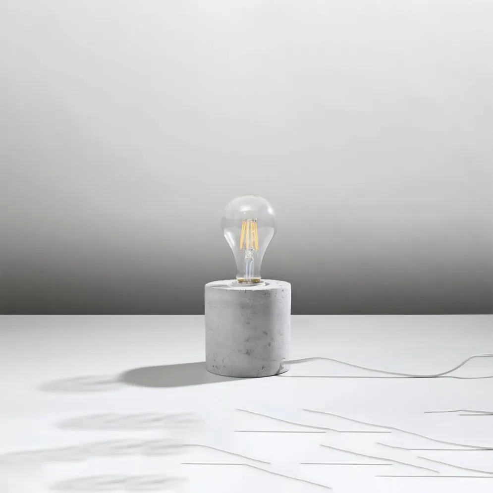 Lampa biurkowa SALGADO beton | sklep MIRAT  kolekcja salgado