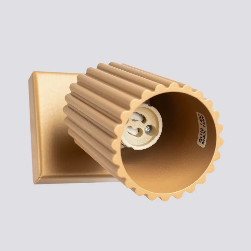 Kinkiet KARBON złoty | sklep MIRAT kolekcja karbon