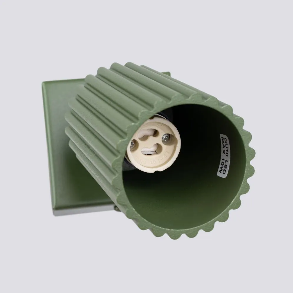 Kinkiet KARBON zielony oliwkowy | sklep MIRAT kolekcja karbon