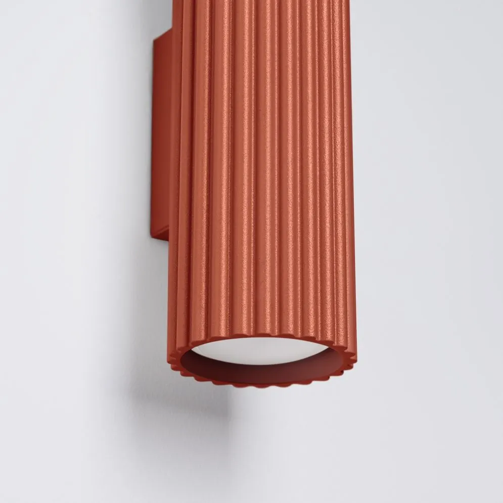 Kinkiet KARBON 30 ochra czerwona | sklep MIRAT kolekcja karbon