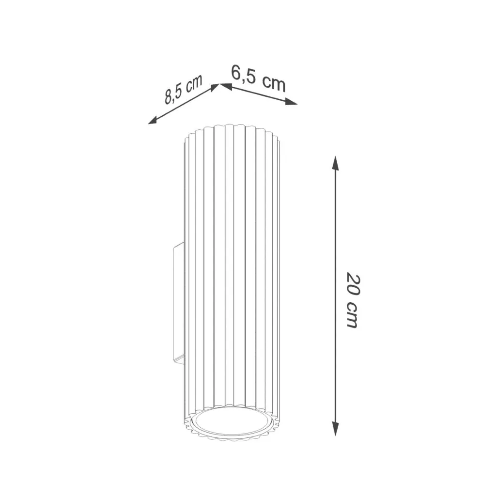 Kinkiet KARBON 20 czarny | sklep MIRAT kolekcja karbon